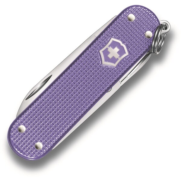 Swiss Army Brands 2024 Victorinox Classic Sd Alox, Electric Lavender - VIC-0.6221.223G