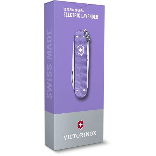Swiss Army Brands 2024 Victorinox Classic Sd Alox, Electric Lavender - VIC-0.6221.223G