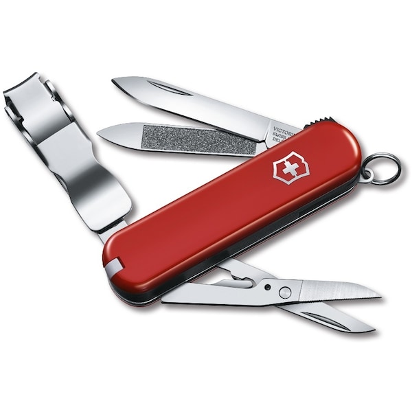 Swiss Army Brands 2024 Victorinox 0.6463.Us2 Nail Clip 580 Red 65Mm - VIC-0.6463-X5