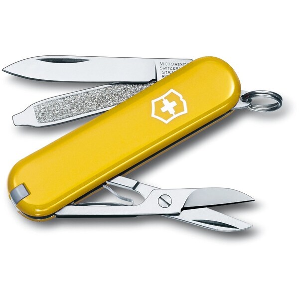 Swiss Army Brands 2024 Victorinox 57008 Classic Sd Yellow 58Mm, Clam Pack - VIC-0.6223.8-X2