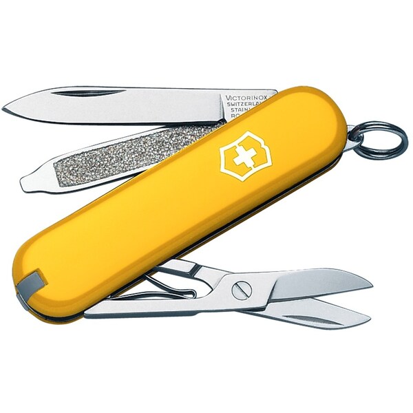 Swiss Army Brands 2024 Victorinox 57008 Classic Sd Yellow 58Mm, Clam Pack - VIC-0.6223.8-X2