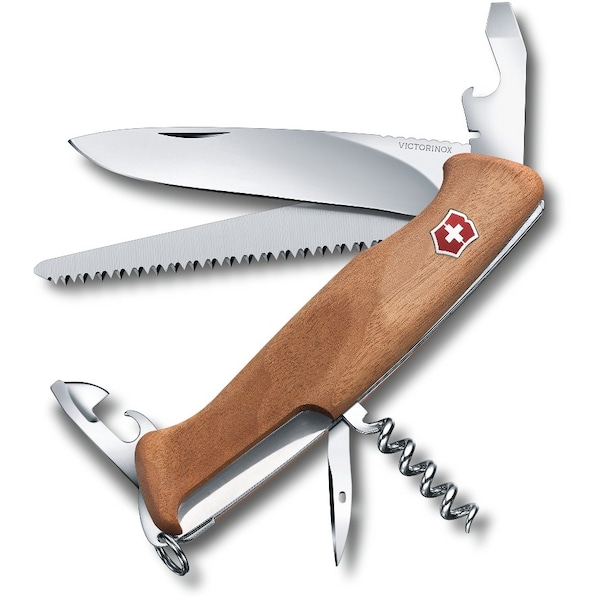Swiss Army Brands 2024 Victorinox 0.9561.63Us2 Rangerwood 55 Walnut 130Mm - VIC-0.9561.63-X2
