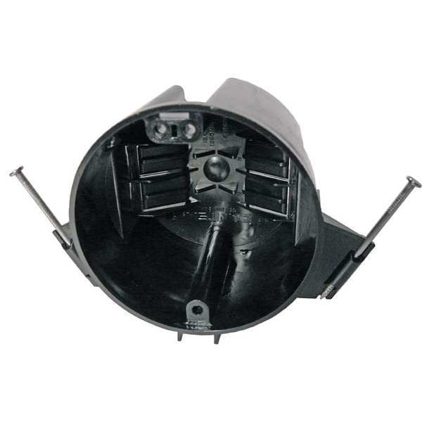 Cantex Electrical Box, 18 cu in, Ceiling Box Type, 1 Gang, Polycarbonate, Round Shape - EZ18CNR