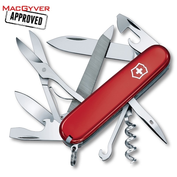 Swiss Army Brands 2024 Victorinox 54821 Mountaineer Red 91Mm - VIC-1.3743-X1