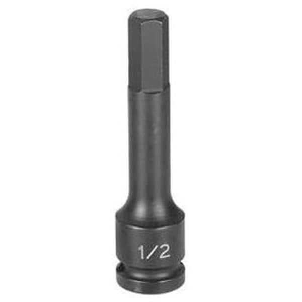 Grey Pneumatic 1/2" Drive x 11mm Hex Driver 4" Length - 29114M