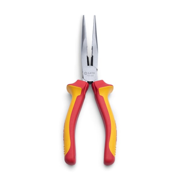 Sata VDE Insulated Long Nose Pliers 8in - ST70132ST