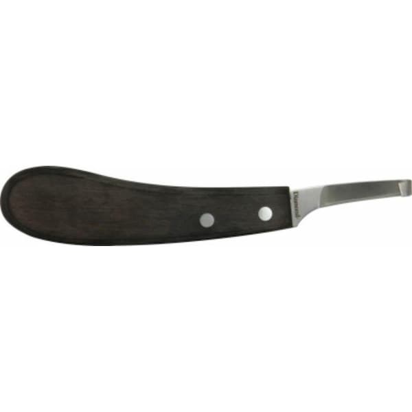 Diamond Farrier Hardwood Handle Narrow Blade Hoof Knife, Left Handed - DI571248