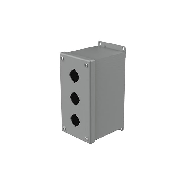 Nvent Hoffman Mild Steel Electrical Enclosures, 8 in H, 4-3/4 in D, 4 in W, NEMA 12, Screw On - E3PBX