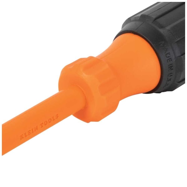 Klein Tools Insulated Screwdriver, #2 Phillips Tip, 4-Inch Round Shank - 6834INS