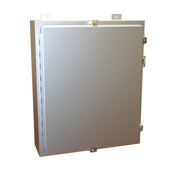 Hammond Aluminum Electrical Enclosures, 24 in H, 6 in D, 20 in W, NEMA 4, Hinged - 1418N4ALE6