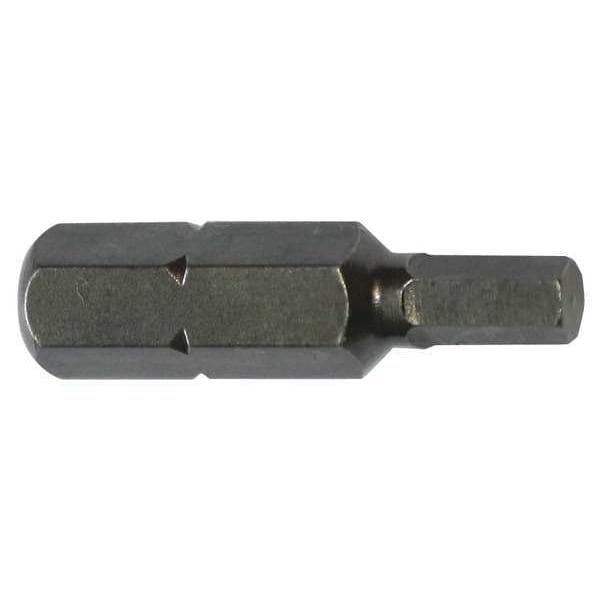 Apex Tool Group Torsion Bit, SAE, 1/4", Hex, 1/20", 1", PK5 - 185-000X-5PK
