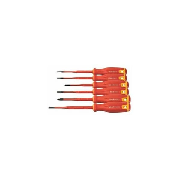 Garant Insulated Slotted and Phillips Screwdriver Set with Slim Blade, 6 Pc - 666986 4/2