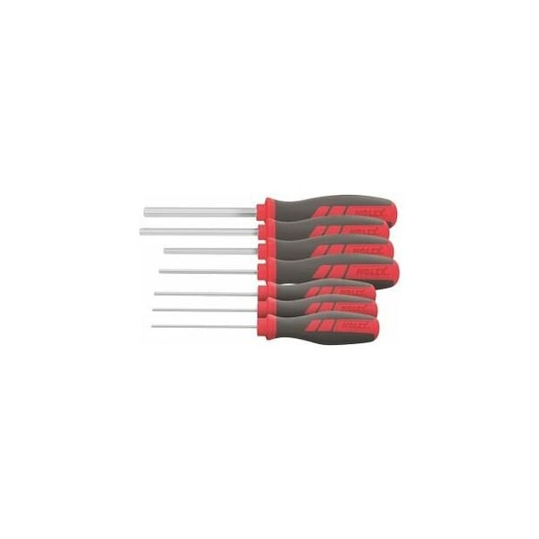 Holex Hex Screwdriver Set, with Power Grip, 7 Pc, 2mm to 8 mm - 627503 7