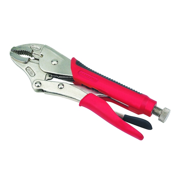 Powerbuilt 10" Curved Jaw Locking Pliers with Inj Hndl - 646540