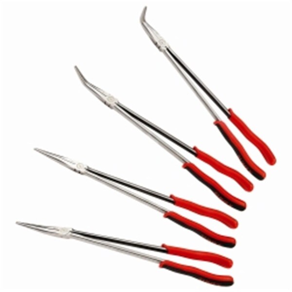 Cool Kitchen 3706V 4 Piece 16 in. Needle Nose Pliers Set with Extra Long Reach - CO2998550