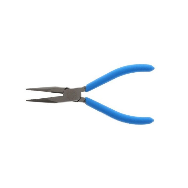 Gedore Needle Nose Pliers, 5-1/2", Handle Color: Blue - 8132-140 TL
