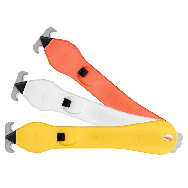 Klever XChangePLS40 Safety Cutter, Yellow - PLS-200XC-40Y