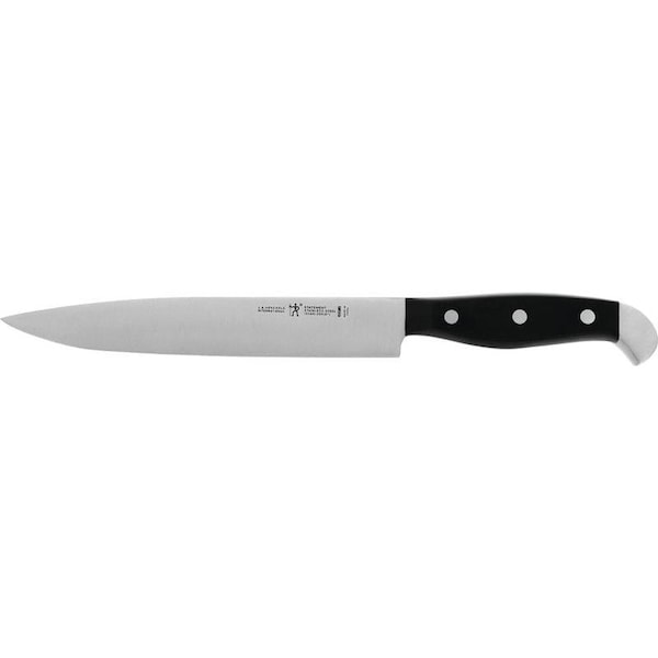 Henckels International Statement Series Utility Knife, Stainless Steel Blade, Black Handle, Serrated Blade - 13540-133