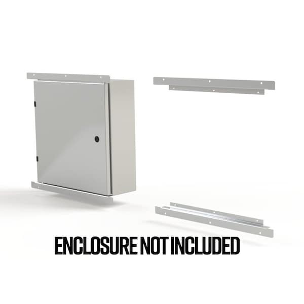 Saginaw Control & Engineering Frame, 1.08 in L x 2.10 in H x 23 in W, Steel - SCE-ELFM20W