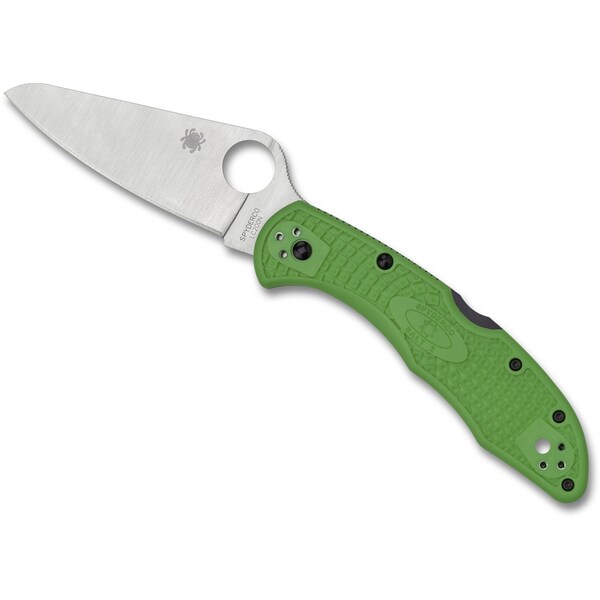 Spyderco 2024 Spyderco Salt 2, Lightweight Green, Plain Lc200N Steel, Reveal 7 - SPY-C88FPGR2