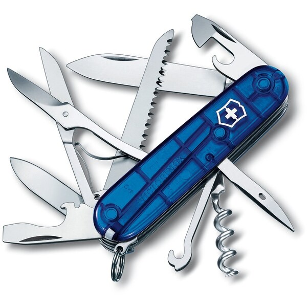 Swiss Army Brands 2024 Victorinox 56206 Huntsman Sapphire 91Mm, Clam Pack - VIC-1.3713.T2-X2