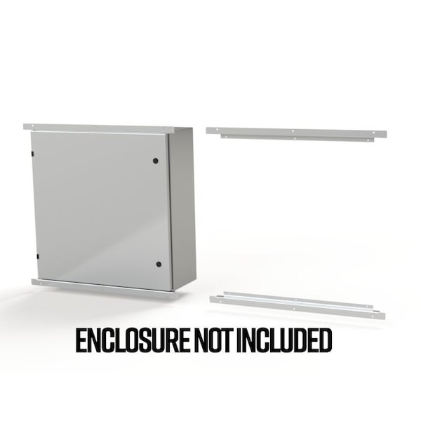 Saginaw Control & Engineering Frame, 1.08 in L x 2.10 in H x 33 in W, Steel - SCE-ELFM30W