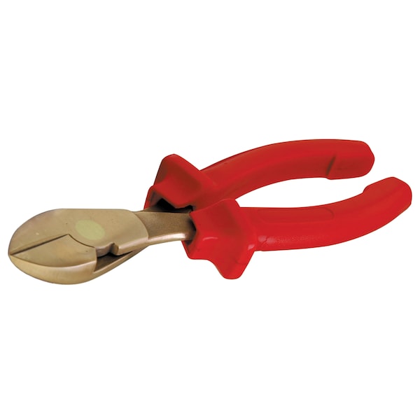 Cs Unitec Non Sparking HD Diagonal Pliers, 180mm/7in, Beryllium Copper - EX601HD-7B