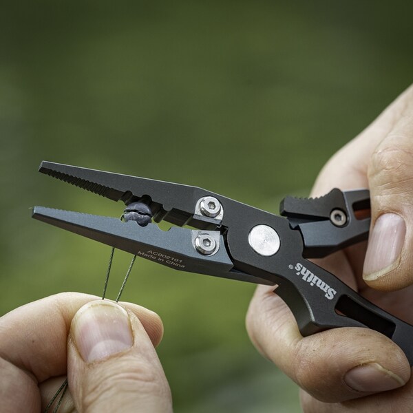 Smiths Consumer Products 2023 Smith'S Lawaia Locking Aluminum Fishing Pliers - Gray - SMI-51300