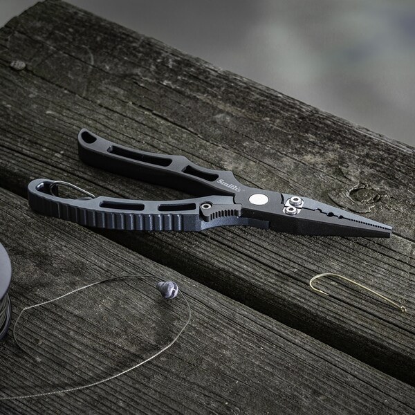 Smiths Consumer Products 2023 Smith'S Lawaia Locking Aluminum Fishing Pliers - Gray - SMI-51300