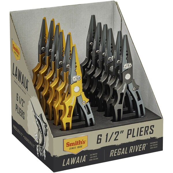 Smiths Consumer Products 2023 Smith'S Locking Aluminum Fish Pliers 12Pc Cdu - SMI-51299