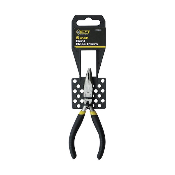 Protectionpro 5 in. Drop Forged Steel Bent Nose Pliers, Multicolor - PR3332911