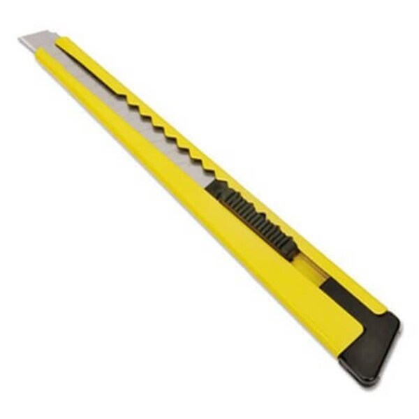 Sticky Situation 9 mm Skilcraft Utility Knife with Snap-Off  Black &amp; Yellow - ST3213471
