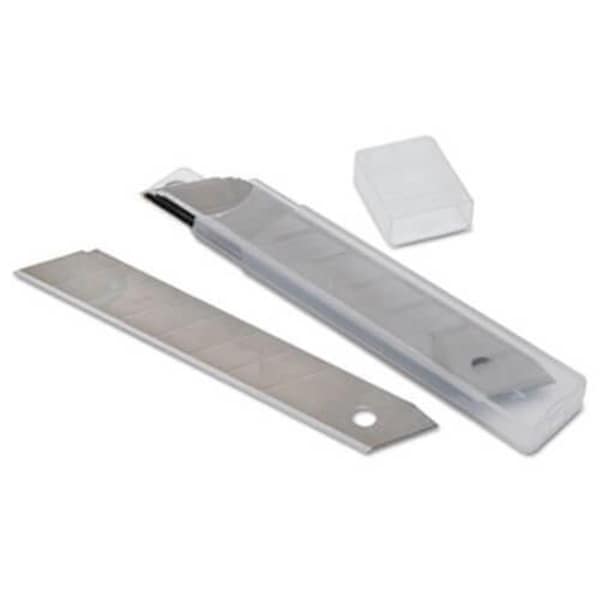 Sticky Situation 18 mm Skilcraft Snap-Off Replacement Blades  Gray - 10 per Pack - ST3197890