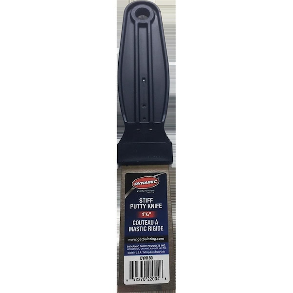 Dynamic DYN180 DIY 125 in Stiff Putty Knife with Carbon Steel Blade - 652270220048