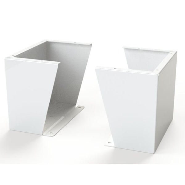 Saginaw Control & Engineering Floor Stand Kit, 12 in. H x 14 in. W x 9.12 in. L, Carbon Steel, 1 PR - SCE-FK1214-05
