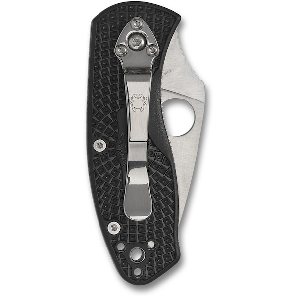 Spyderco 2023 Spyderco Reveal 10, Ambitious Lightweight, Serrated Edge - SPY-C148SBK