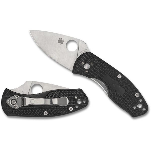 Spyderco 2023 Spyderco Reveal 10, Ambitious Lightweight, Serrated Edge - SPY-C148SBK
