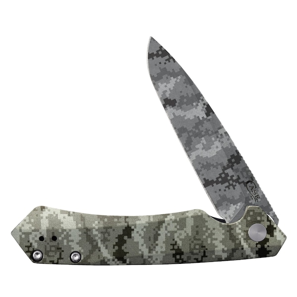 Case Cutlery Knife, Case Digital Camo Custom Kinzua DLC-Coated Camo Spear Blade - 64635