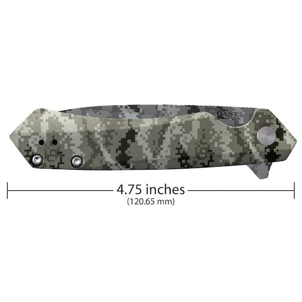 Case Cutlery Knife, Case Digital Camo Custom Kinzua DLC-Coated Camo Spear Blade - 64635