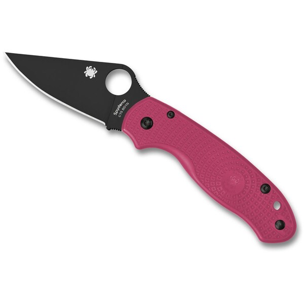 Spyderco Spyderco Reveal 14, Para 3 Pink Lightweight Black Blade Living Beyond Breast Cancer, Plain Edge - SPY-C223PPNBK