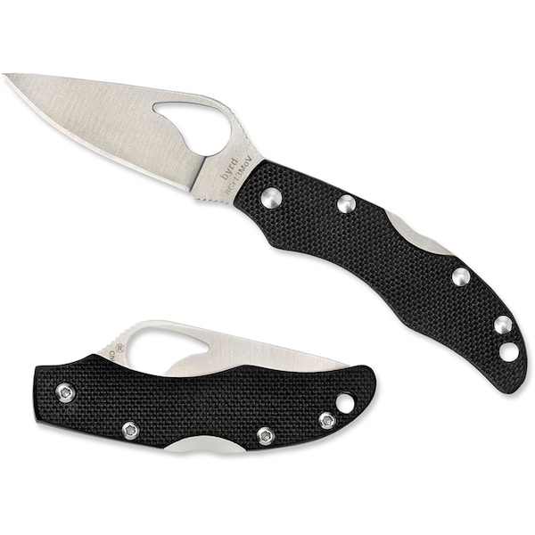 Spyderco 2023 Spyderco Finch 2 G-10 Black Plain - SPY-BY11GP2