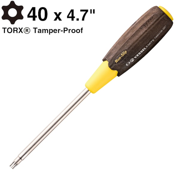 Vessel WOOD-COMPO Torx Screwdriver No.340TX T40 - 340T40H120