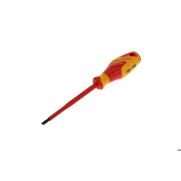 Gedore Insulated Screwdriver, Slotted, 5.5mm Slotted 5.5mm x 1mm - VDE 2170 5,5