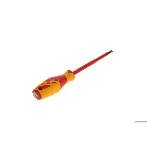 Gedore Insulated Screwdriver, Slotted, 5.5mm Slotted 5.5mm x 1mm - VDE 2170 5,5