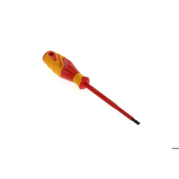 Gedore Insulated Screwdriver, Slotted, 5.5mm Slotted 5.5mm x 1mm - VDE 2170 5,5