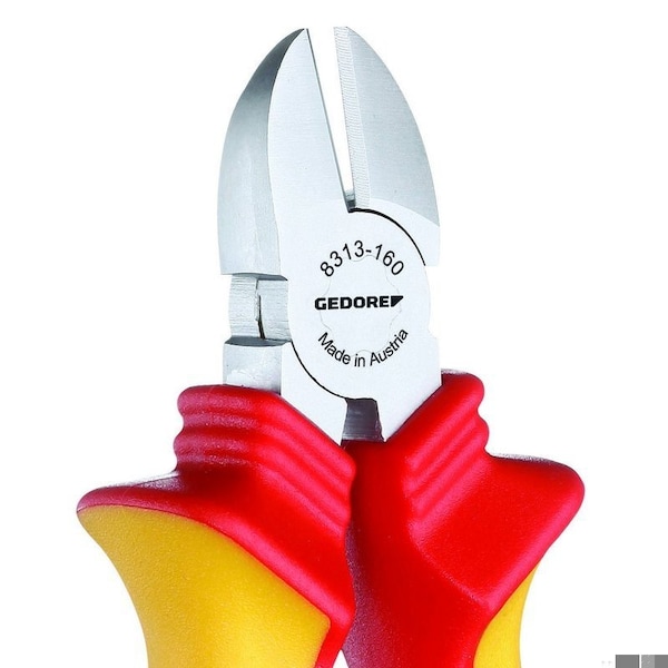 Gedore Insulated Diagonal Cutter, 6-1/4" - VDE 8314-160 H