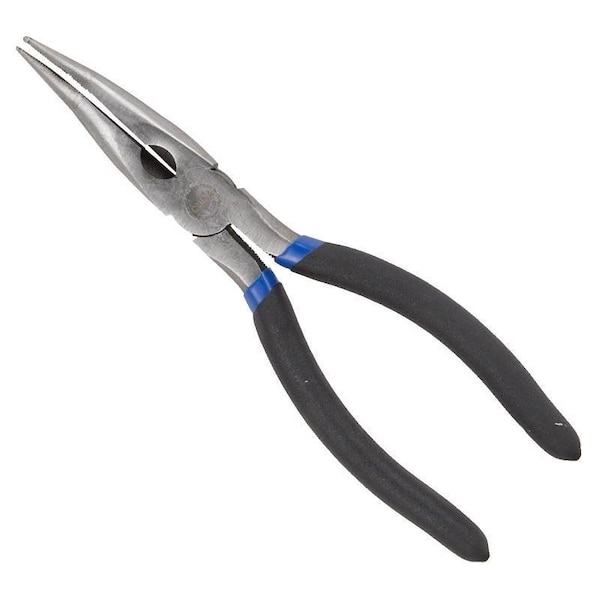 Vulcan Bent Nose Plier, 8 in OAL, 1.6 mm Cutting Capacity, 5.2 cm Jaw Opening, Black Handle, 7/8 in W Jaw - PC974-02