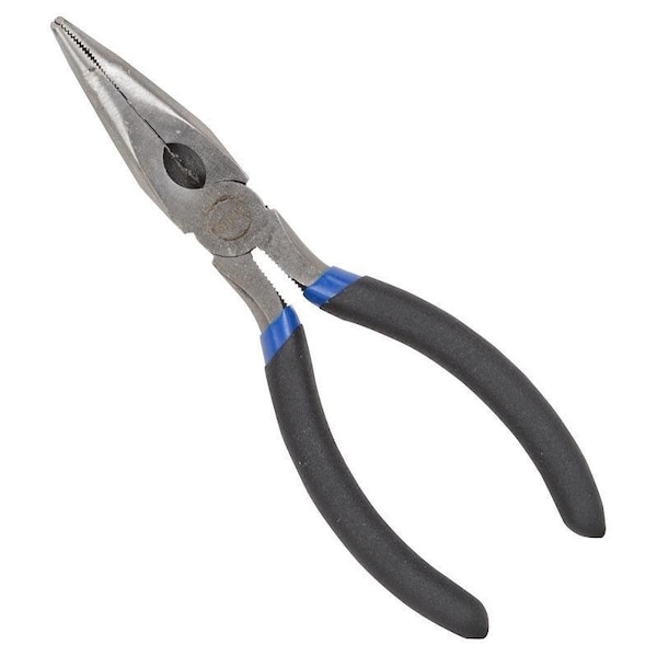 Vulcan Bent Nose Plier, 6 in OAL, 1.6 mm Cutting Capacity, 3.9 cm Jaw Opening, Black Handle, 3/4 in W Jaw - PC974-01