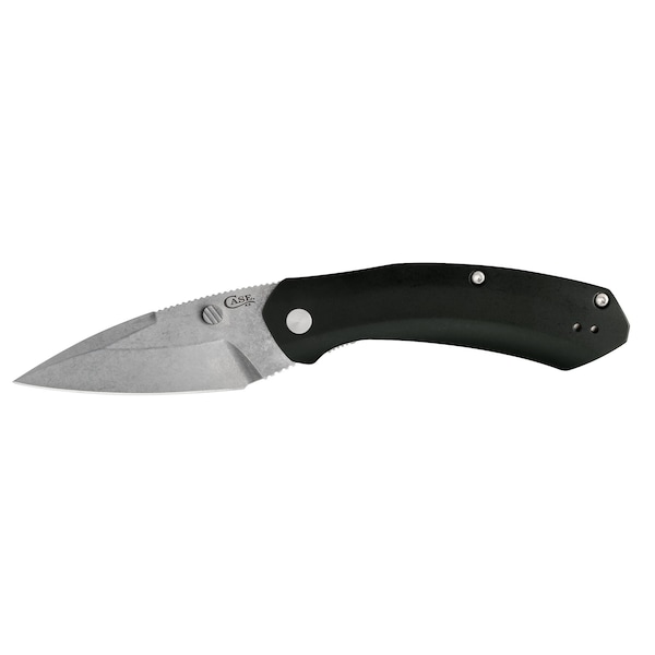 Case Cutlery Knife, Case Black Anodized Aluminum Westline S35VN Blade - 36550
