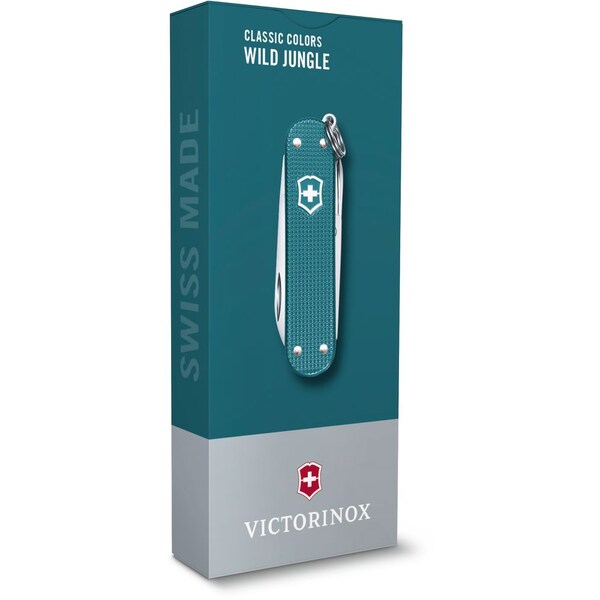 Swiss Army Brands 2024 Victorinox Classic Sd Alox, Wild Jungle - VIC-0.6221.242G